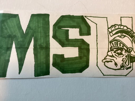 Msu Gruff Sparty Banner